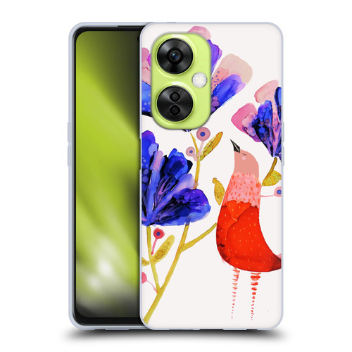 Sylvie Demers Birds 3 Red Soft Gel Case for OnePlus Nord CE 3 Lite 5G