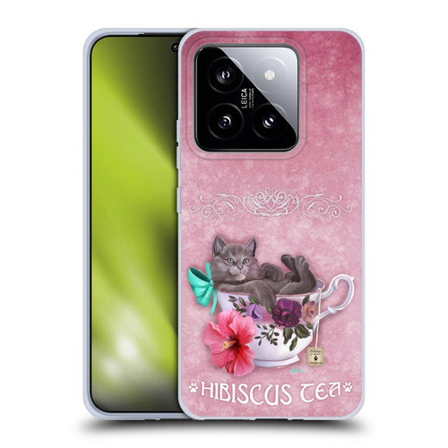 Ash Evans Graphics Hibiscus Tea Soft Gel Case for Xiaomi 14