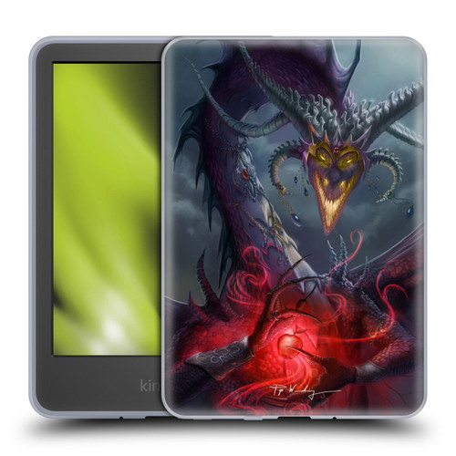 Piya Wannachaiwong Black Dragons Enchanted Soft Gel Case for Amazon Kindle 11th Gen 6in 2022