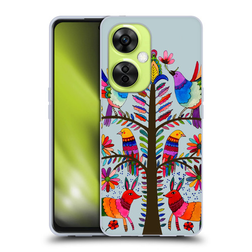 Sylvie Demers Floral Otomi Colors Soft Gel Case for OnePlus Nord CE 3 Lite 5G