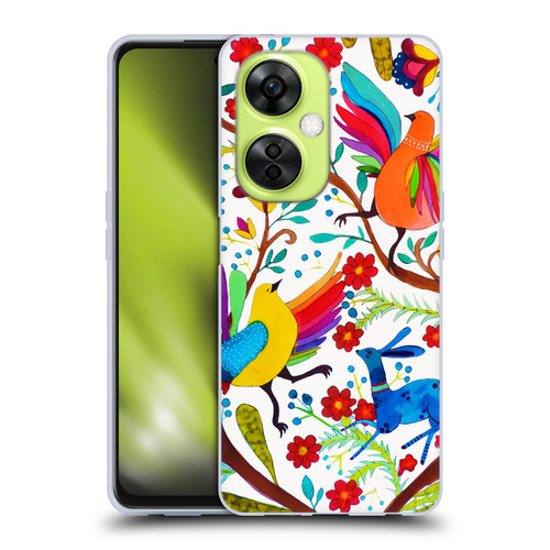 Sylvie Demers Floral Rainbow Wings Soft Gel Case for OnePlus Nord CE 3 Lite 5G