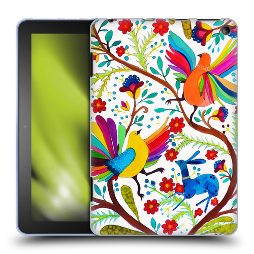 Sylvie Demers Floral Rainbow Wings Soft Gel Case for Amazon Fire HD 8/Fire HD 8 Plus 2020