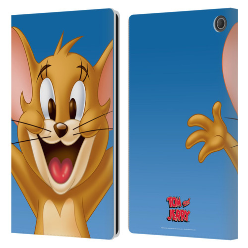 Tom and Jerry Full Face Jerry Leather Book Wallet Case Cover For Amazon Fire Max 11 2023