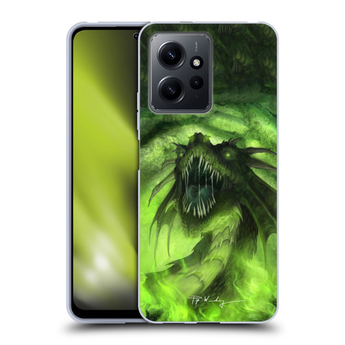 Piya Wannachaiwong Black Dragons Among Skulls Soft Gel Case for Xiaomi Redmi Note 12 4G