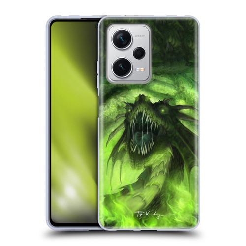 Piya Wannachaiwong Black Dragons Among Skulls Soft Gel Case for Xiaomi Redmi Note 12 Pro+ 5G