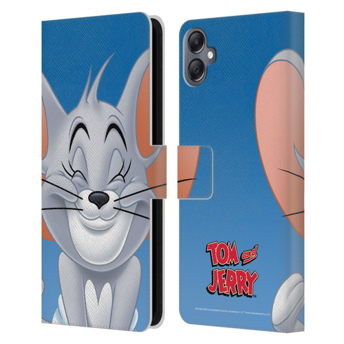 Tom and Jerry Full Face Nibbles Leather Book Wallet Case Cover For Samsung Galaxy A05