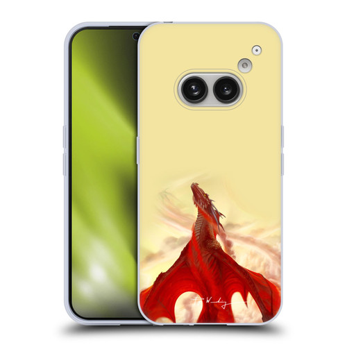 Piya Wannachaiwong Dragons Of Fire Mighty Soft Gel Case for Nothing Phone (2a)