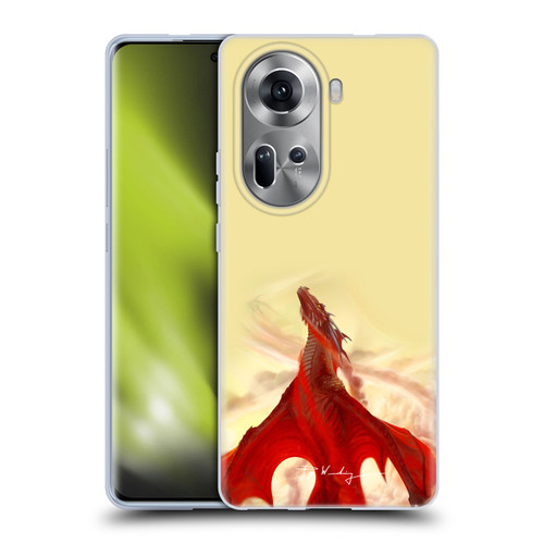 Piya Wannachaiwong Dragons Of Fire Mighty Soft Gel Case for OPPO Reno11