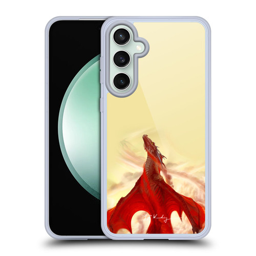 Piya Wannachaiwong Dragons Of Fire Mighty Soft Gel Case for Samsung Galaxy S23 FE 5G