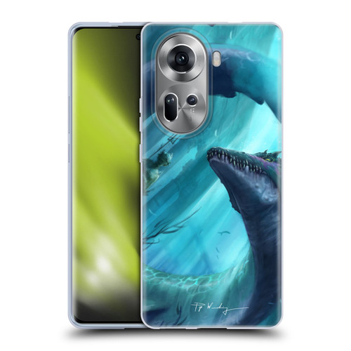 Piya Wannachaiwong Dragons Of Sea And Storms Dragon Of Atlantis Soft Gel Case for OPPO Reno11