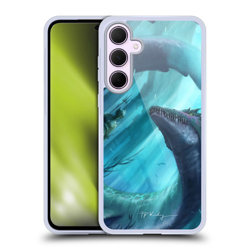 Piya Wannachaiwong Dragons Of Sea And Storms Dragon Of Atlantis Soft Gel Case for Samsung Galaxy A35 5G