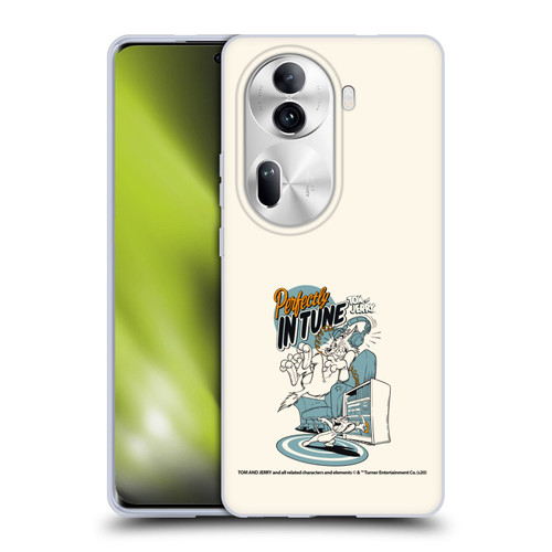 Tom and Jerry Illustration Perfectly In Tune Soft Gel Case for OPPO Reno11 Pro