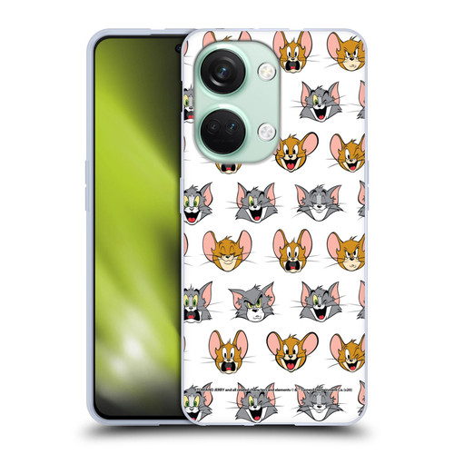 Tom and Jerry Patterns Expressions Soft Gel Case for OnePlus Nord 3 5G