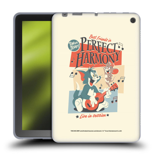 Tom and Jerry Retro Perfect Harmony Soft Gel Case for Amazon Fire HD 8/Fire HD 8 Plus 2020