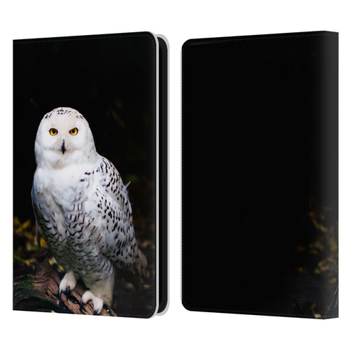 Patrik Lovrin Animal Portraits Majestic Winter Snowy Owl Leather Book Wallet Case Cover For Amazon Kindle 11th Gen 6in 2022