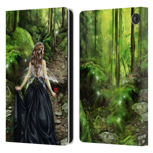 Selina Fenech Fairies Along The Forest Path Leather Book Wallet Case Cover For Amazon Fire 7 2022