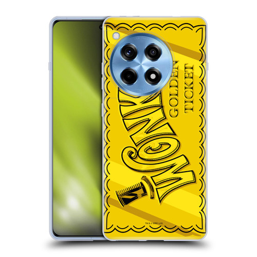 Willy Wonka and the Chocolate Factory Graphics Golden Ticket Soft Gel Case for OnePlus 12R