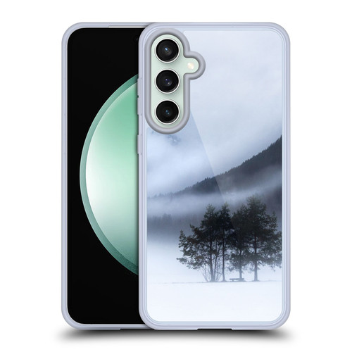 Patrik Lovrin Magical Foggy Landscape Fog, Mountains And A Tree Soft Gel Case for Samsung Galaxy S23 FE 5G