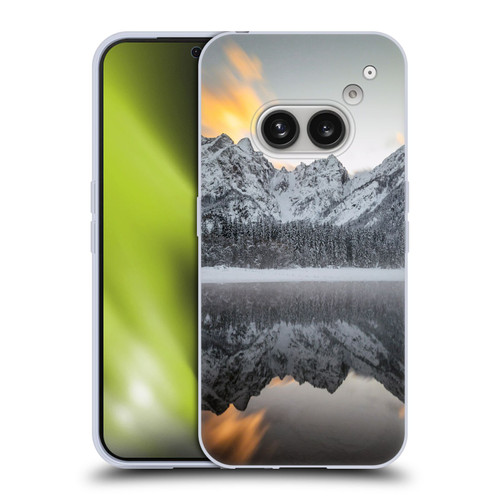 Patrik Lovrin Magical Lakes Sunset Clouds Over Mountains Soft Gel Case for Nothing Phone (2a)