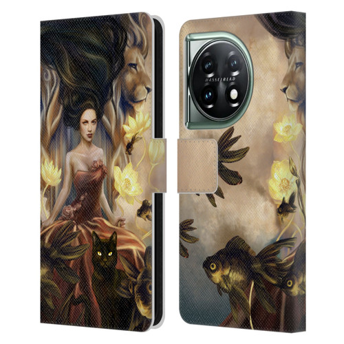 Selina Fenech Fantasy Queens of Wands Leather Book Wallet Case Cover For OnePlus 11 5G