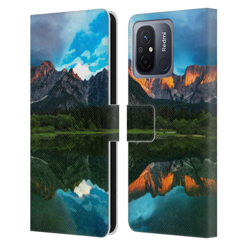 Patrik Lovrin Magical Lakes Burning Sunset Over Mountains Leather Book Wallet Case Cover For Xiaomi Redmi 12C