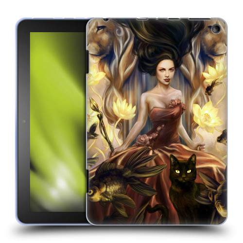 Selina Fenech Fantasy Queens of Wands Soft Gel Case for Amazon Fire HD 8/Fire HD 8 Plus 2020