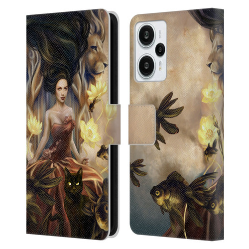 Selina Fenech Fantasy Queens of Wands Leather Book Wallet Case Cover For Xiaomi Redmi Note 12T