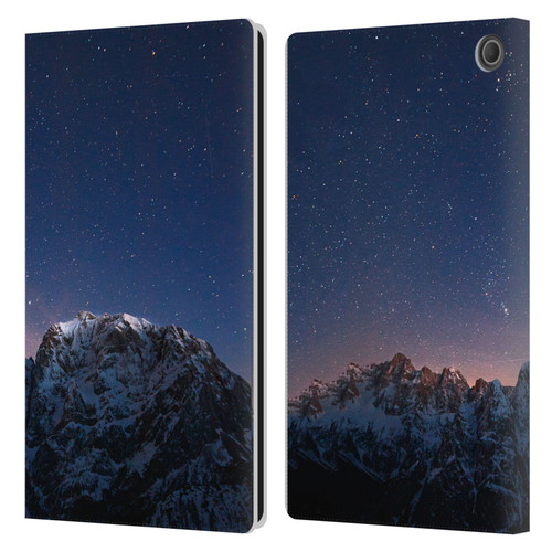 Patrik Lovrin Night Sky Stars Above Mountains Leather Book Wallet Case Cover For Amazon Fire Max 11 2023