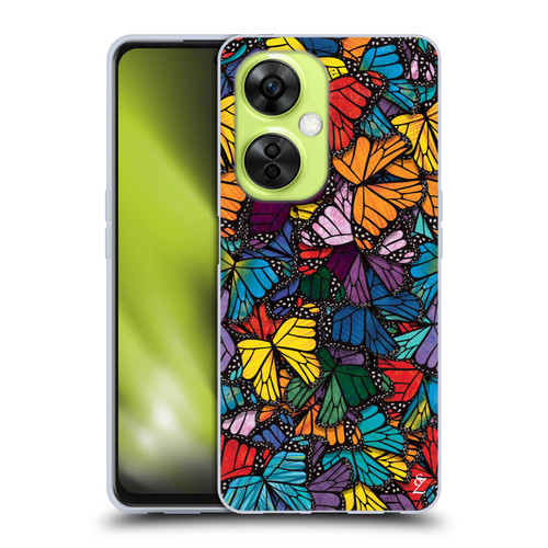 Suzan Lind Butterflies Monarch Soft Gel Case for OnePlus Nord CE 3 Lite 5G