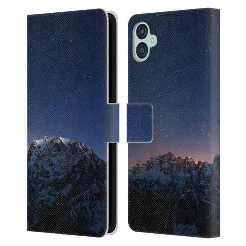 Patrik Lovrin Night Sky Stars Above Mountains Leather Book Wallet Case Cover For Samsung Galaxy M04 5G / A04e