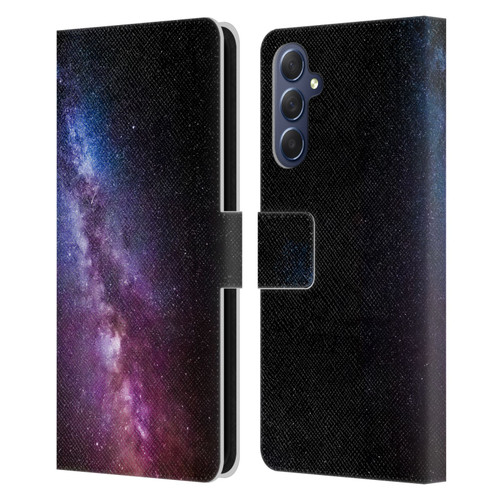 Patrik Lovrin Night Sky Milky Way Bright Colors Leather Book Wallet Case Cover For Samsung Galaxy M54 5G