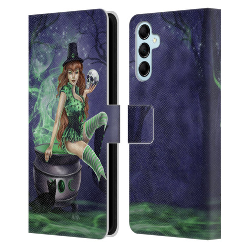 Selina Fenech Gothic Jinxed Leather Book Wallet Case Cover For Samsung Galaxy M14 5G