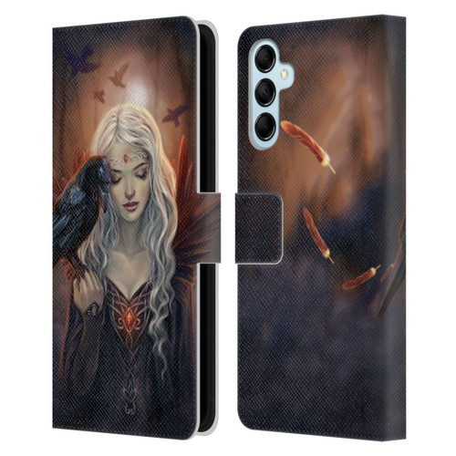 Selina Fenech Gothic Ravenkin Leather Book Wallet Case Cover For Samsung Galaxy M14 5G