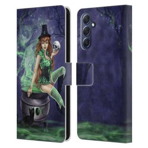 Selina Fenech Gothic Jinxed Leather Book Wallet Case Cover For Samsung Galaxy M54 5G