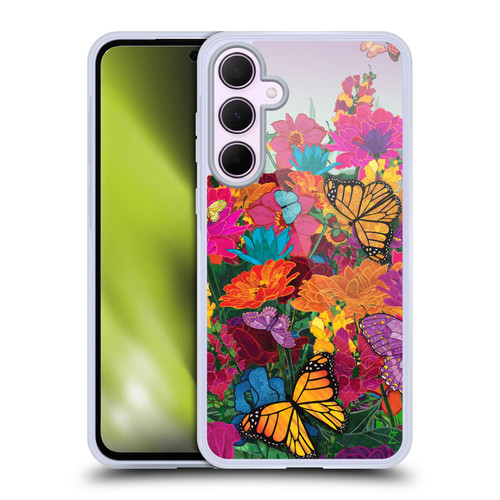 Suzan Lind Butterflies Garden Soft Gel Case for Samsung Galaxy A35 5G