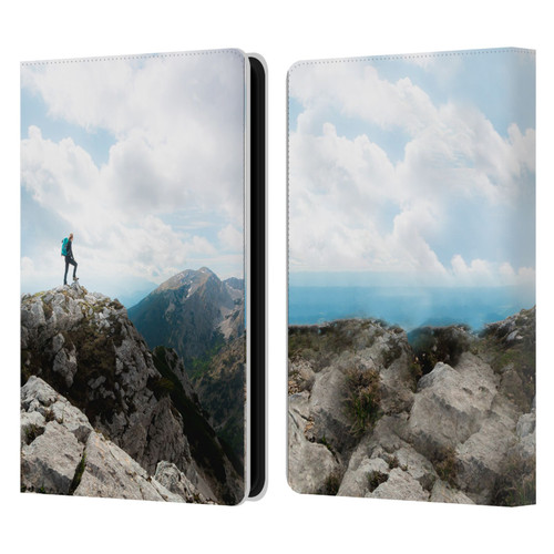 Patrik Lovrin Wanderlust Looking Over New Adventures Leather Book Wallet Case Cover For Amazon Kindle Paperwhite 5 (2021)