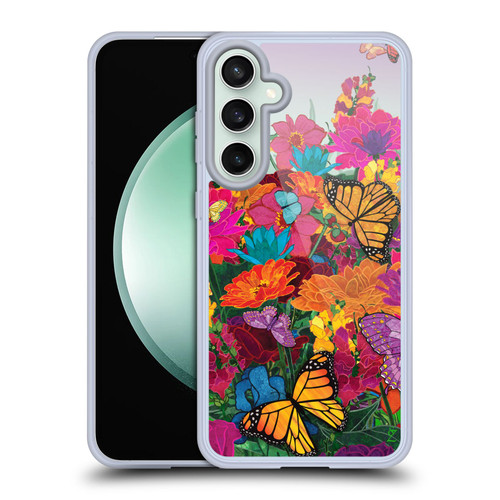 Suzan Lind Butterflies Garden Soft Gel Case for Samsung Galaxy S23 FE 5G