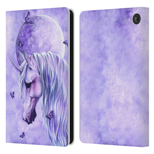 Selina Fenech Unicorns Moonlit Magic Leather Book Wallet Case Cover For Amazon Fire 7 2022