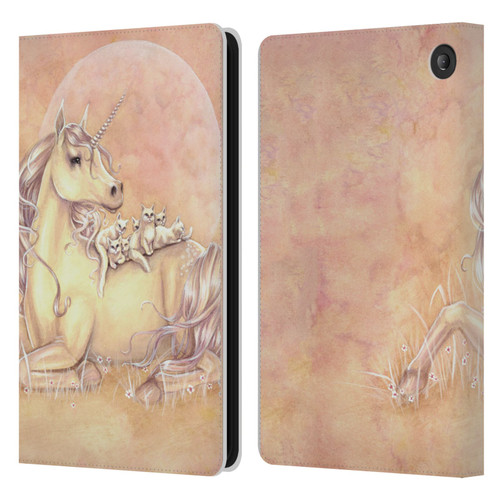 Selina Fenech Unicorns Purrfect Friends Leather Book Wallet Case Cover For Amazon Fire 7 2022