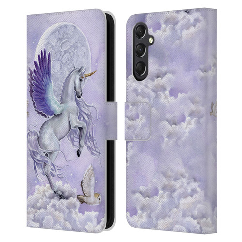 Selina Fenech Unicorns Moonshine Leather Book Wallet Case Cover For Samsung Galaxy A24 4G / M34 5G