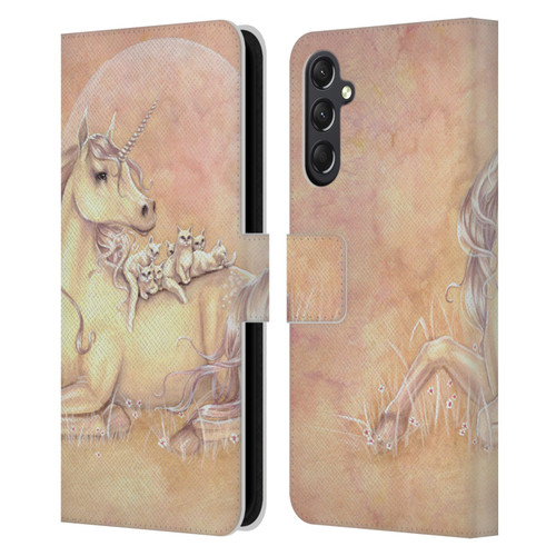 Selina Fenech Unicorns Purrfect Friends Leather Book Wallet Case Cover For Samsung Galaxy A24 4G / M34 5G