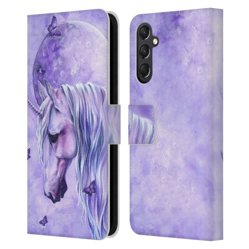 Selina Fenech Unicorns Moonlit Magic Leather Book Wallet Case Cover For Samsung Galaxy A24 4G / M34 5G