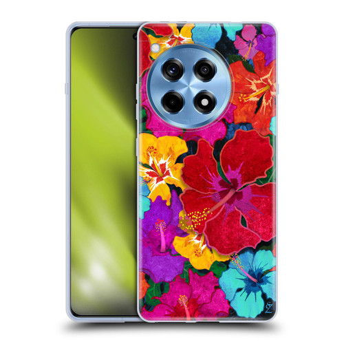 Suzan Lind Colours & Patterns Tropical Hibiscus Soft Gel Case for OnePlus 12R