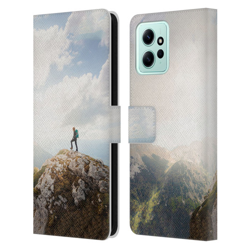 Patrik Lovrin Wanderlust Mountain Wanderer Leather Book Wallet Case Cover For Xiaomi Redmi 12