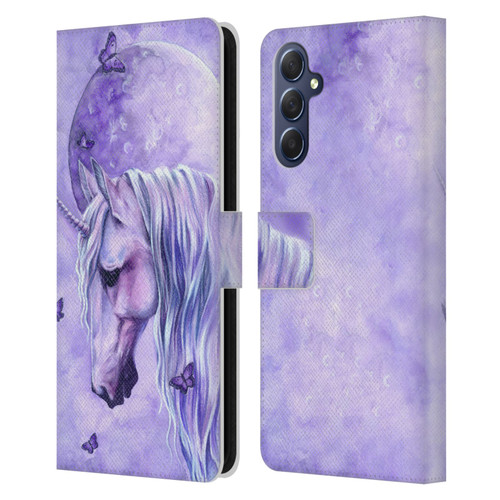 Selina Fenech Unicorns Moonlit Magic Leather Book Wallet Case Cover For Samsung Galaxy M54 5G