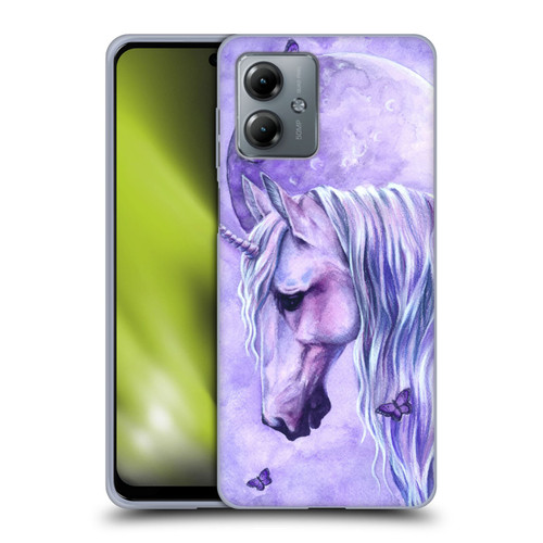 Selina Fenech Unicorns Moonlit Magic Soft Gel Case for Motorola Moto G14