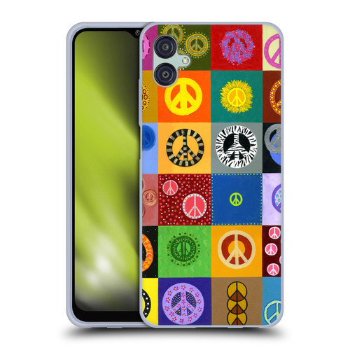 Suzan Lind Colours & Patterns Peace Quilt Soft Gel Case for Samsung Galaxy M04 5G / A04e