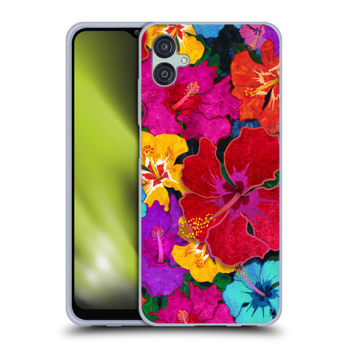 Suzan Lind Colours & Patterns Tropical Hibiscus Soft Gel Case for Samsung Galaxy M04 5G / A04e