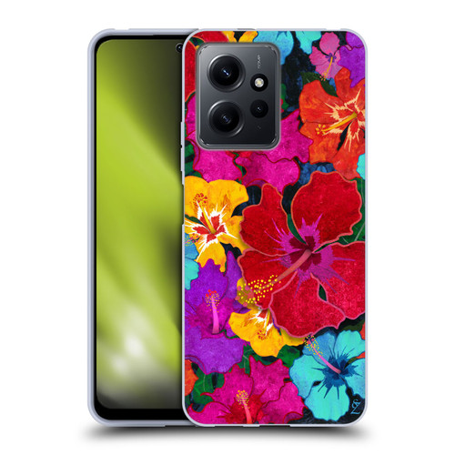 Suzan Lind Colours & Patterns Tropical Hibiscus Soft Gel Case for Xiaomi Redmi Note 12 4G