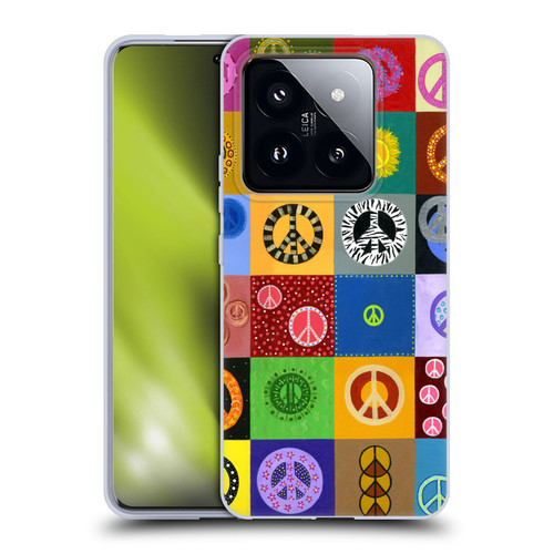 Suzan Lind Colours & Patterns Peace Quilt Soft Gel Case for Xiaomi 14 Pro